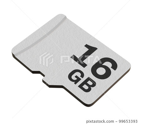 Memory card with 16 GB capacity, MicroSD flash storage disc 99653393
