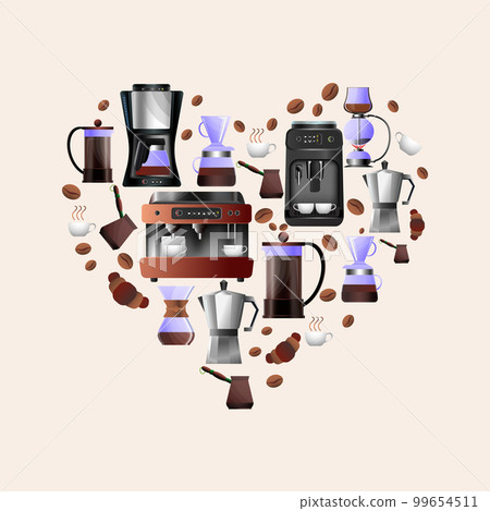 Coffee Equipment Composition Coffee Equipment Composition 99654511