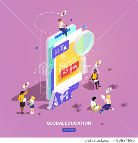 Global Mobile Education Composition 99654690