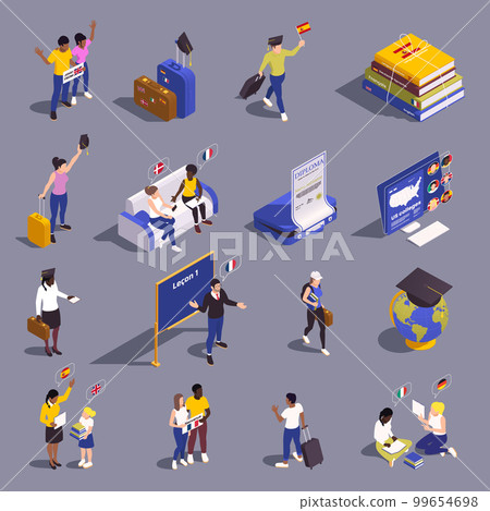 Global Education Icon Set 99654698