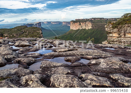 View from the top of the hill of the father inacio, morro do pai inacio, Chapada Diamantina, Bahia, Brazil View from the top of the hill of the father inacio, morro do pai inacio, Chapada Diamantina, Bahia, Brazil 99655438