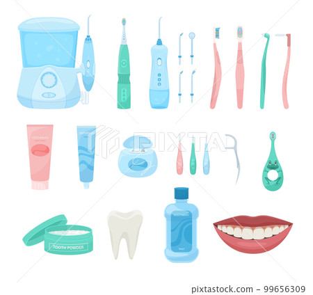 Dental Flat Icons Collection Dental Flat Icons Collection 99656309