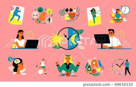 Circadian Rhythm Color Set 99656330