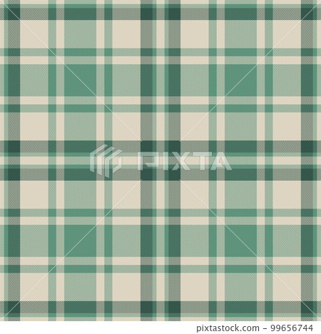 Plaid seamless pattern in green. Check fabric texture. Vector textile print. Plaid seamless pattern in green. Check fabric texture. Vector textile print. 99656744