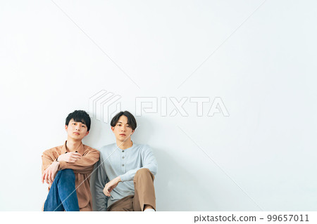 兩個年輕人的畫像 兩個年輕人的畫像 99657011