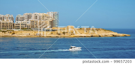 Tigne Point and Fort Tigne in Sliema, Malta Tigne Point and Fort Tigne in Sliema, Malta 99657203