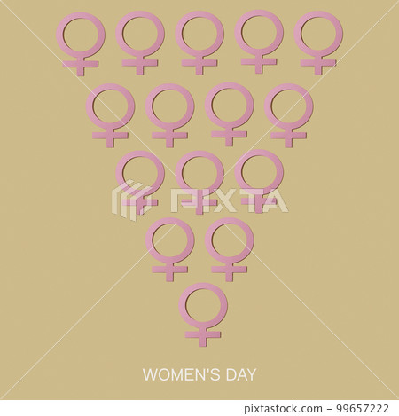 female symbols and text womens day female symbols and text womens day 99657222