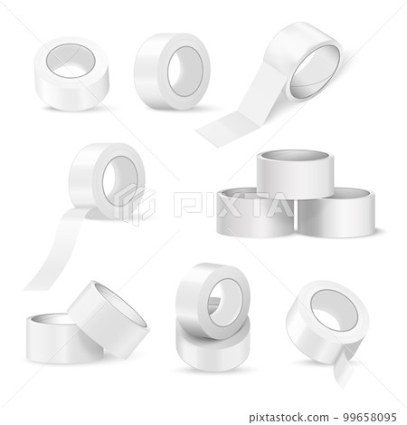 White Duct Tape Set 99658095