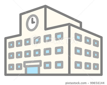 學校立體插畫 99658144