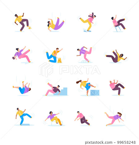Falling People Set Falling People Set 99658248