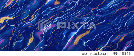 Abstract fluid art background navy blue and purple colors. Liquid marble. Acrylic painting with sapphire gradient. Abstract fluid art background navy blue and purple colors. Liquid marble. Acrylic painting with sapphire gradient. 99658346