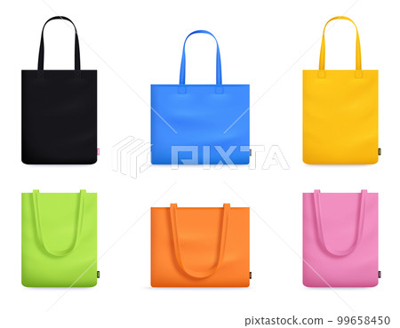 Colorful Fabric Bags Set 99658450