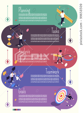 Project Management Isometric Infographics 99658509