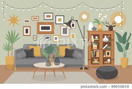Interior Living Room Composition Interior Living Room Composition 99658659