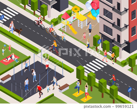 City Sport Activity Composition 99659121