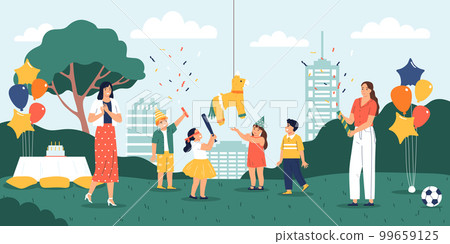 Mom Baby Club Background Illustration 99659125