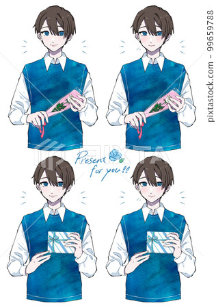 Male set to give as a gift Blue Male set to give as a gift Blue 99659788