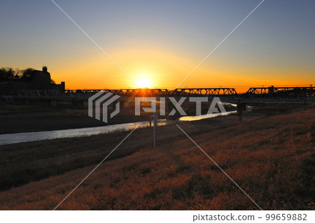 Watarase Bridge / Ashikaga City, Tochigi Prefecture 99659882