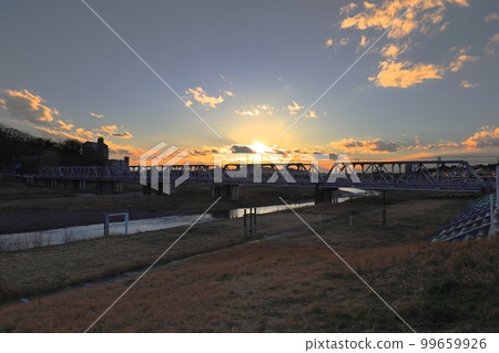 栃木縣足利市渡良瀨橋 栃木縣足利市渡良瀨橋 99659926