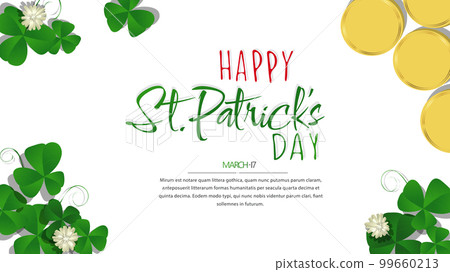 Saint Patrics Day card 99660213