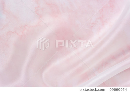 粉色大理石和透明硬紗背景 99660954