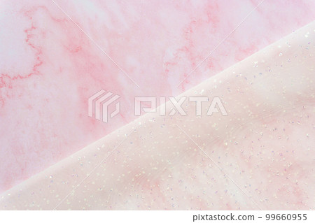 與大理石和閃光的透明硬紗背景 99660955