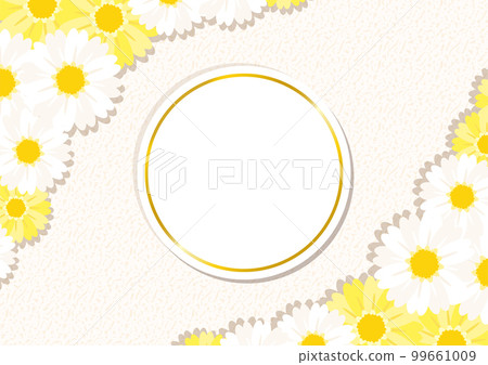 Luxury flower frame illustration material Luxury flower frame illustration material 99661009