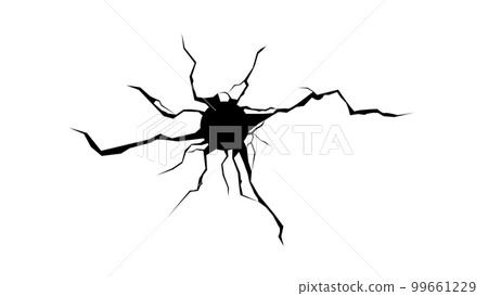 hand drawn cracked glass,wall,egg,ground in cartoon doodle style vector illustration 99661229