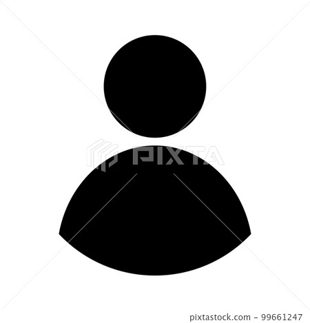 User Icon in trendy flat style isolated on grey... - Stock Illustration ...