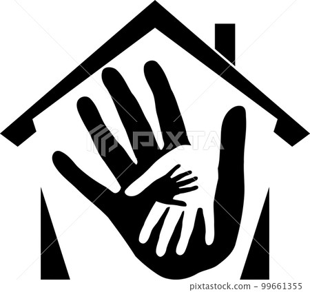 Hands, family, physiotherapy, team, background, logo 99661355