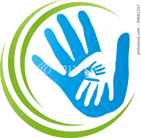 Hands, family, physiotherapy, team, background, logo Hands, family, physiotherapy, team, background, logo 99661357