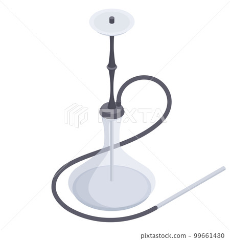 Bong Smoke Weed Isometric Vector Stock Illustration - Download