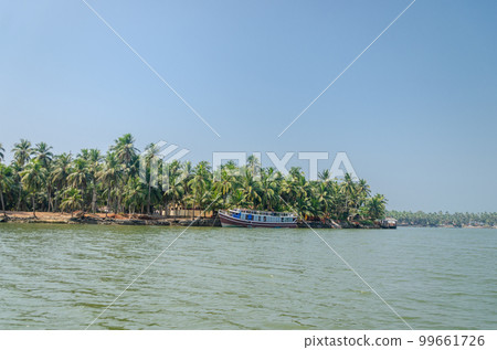 Backwaters of Kemmanu delta Backwaters of Kemmanu delta 99661726