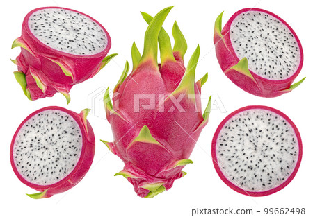Dragon fruit isolated on white background 99662498