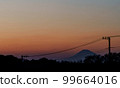 Electric wire and Mt. Fuji 99664016
