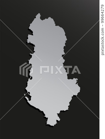 Vector map Albania silver material, Europe country Vector map Albania silver material, Europe country 99664279