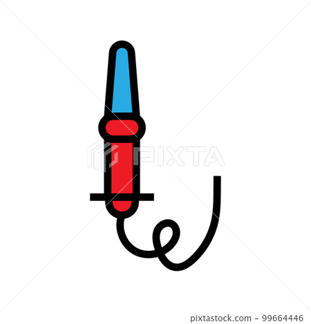 Fire extinguisher line icon isolated on white background. Black flat thin icon on modern outline style. Linear symbol and editable stroke. Simple and pixel perfect stroke vector illustration. 99664446