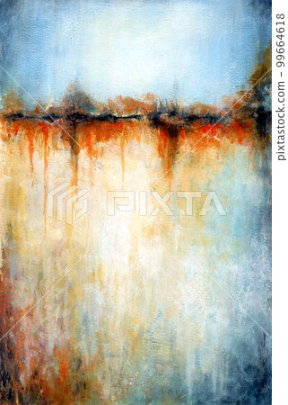 Textured acrylic abstract art 99664618