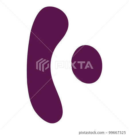Abstract trendy doodle art. Set of hand drawn plant, curve, shape, object, blob. Design element. Flat vector cartoon illustration isolated on white background 99667325