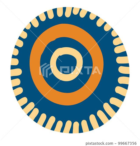 Elegant round frame, garland, wreath or border made of colorful fallen oak leaves, acorns and berries and Autumn Colors inscription inside. Natural decorative illustration in modern flat style Elegant round frame, garland, wreath or border made of colorful fallen oak leaves, acorns and berries and Autumn Colors inscription inside. Natural decorative illustration in modern flat style 99667356