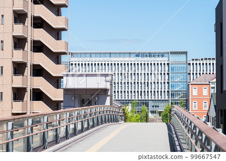 [Otagawa Station] Scenery of the pedestrian deck in front of the station 99667547