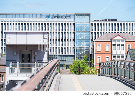 [大田川站]車站前的步行甲板景觀 99667553