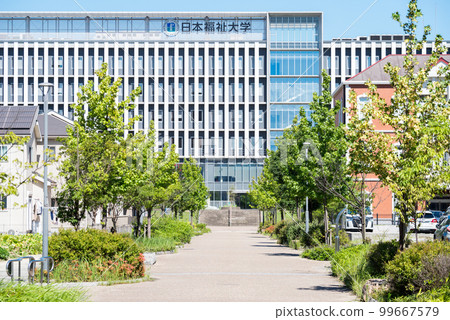 [太田川站]通往學校的廣場風景 99667579