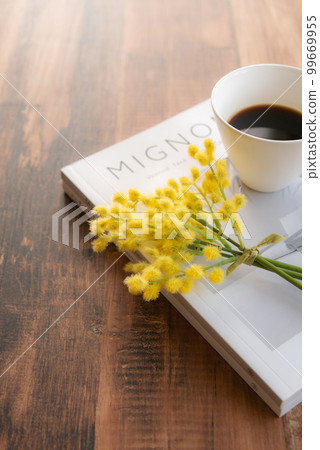 Mimosas, coffee, and magazines [Spring] [Mimosa Day] 99669955