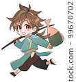 Traveling China-kun deformed illustration 99670702