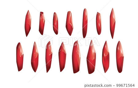 Crystals and natural minerals collection. Cartoon Magic Gemstones set. Game assets. vector illustration Crystals and natural minerals collection. Cartoon Magic Gemstones set. Game assets. vector illustration 99671564