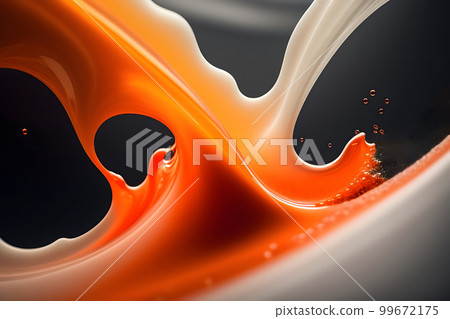 Food image materials such as caramel and coffee 99672175