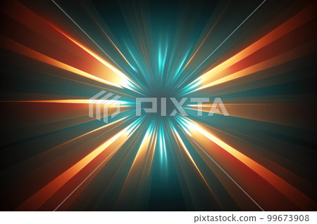 Abstract god ray multicolor wow light effect background Abstract god ray multicolor wow light effect background 99673908