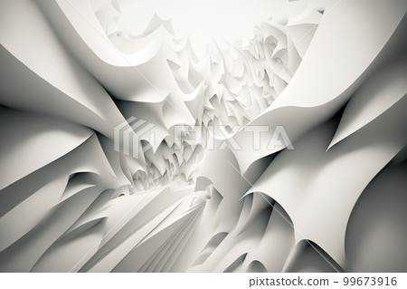 Abstract White tone wave and fluid effect background. Abstract White tone wave and fluid effect background. 99673916