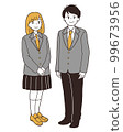 高中男生女生全身插畫 99673956